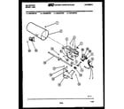 Kelvinator DGT400F2W element and housing parts diagram