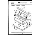 Kelvinator DGT400G2D console and control parts diagram