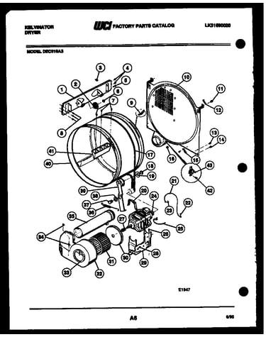 Drum and blower parts