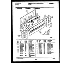 Kelvinator RER355DW0 backguard parts diagram