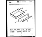 Kelvinator REP375GW3 drawer parts diagram