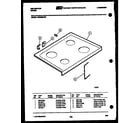 Kelvinator RER302CD3 cooktop parts diagram