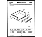 Kelvinator RER302CW3 drawer parts diagram