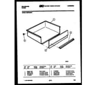 Kelvinator RER305GT1 drawer parts diagram