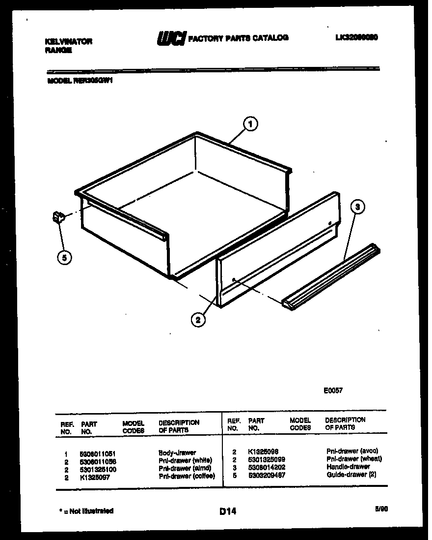 Drawer parts