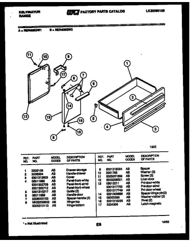 Drawer parts