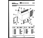 Kelvinator MH309H1QA cabinet and installation parts diagram