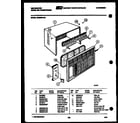 Kelvinator MH206H1QA cabinet parts diagram