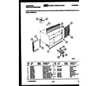 Kelvinator MH206H1QA cabinet and installation parts diagram