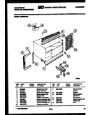 Cabinet and installation parts