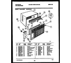 Kelvinator KAS184P2K1 cabinet parts diagram