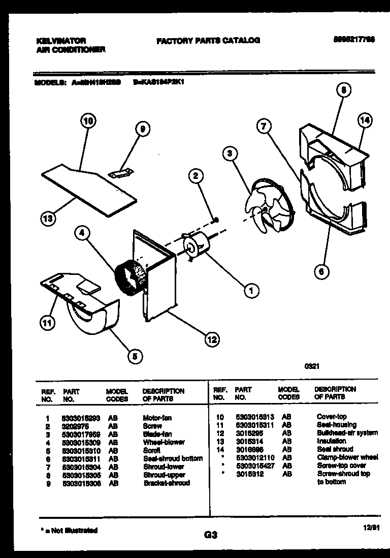 Air handling parts