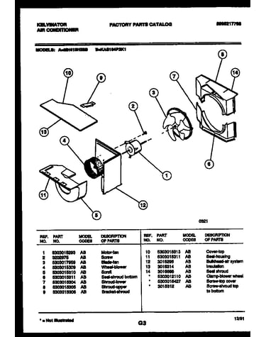 Air handling parts