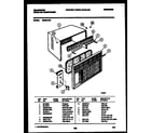 Kelvinator M205G1QG cabinet parts diagram