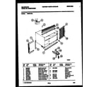 Kelvinator M205G1QG cabinet and installation parts diagram