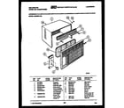 Kelvinator MH205H1QA cabinet parts diagram