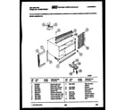 Kelvinator MH205H1QA cabinet and installation parts diagram