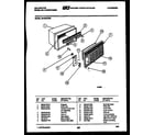 Kelvinator MH424H2SB cabinet parts diagram