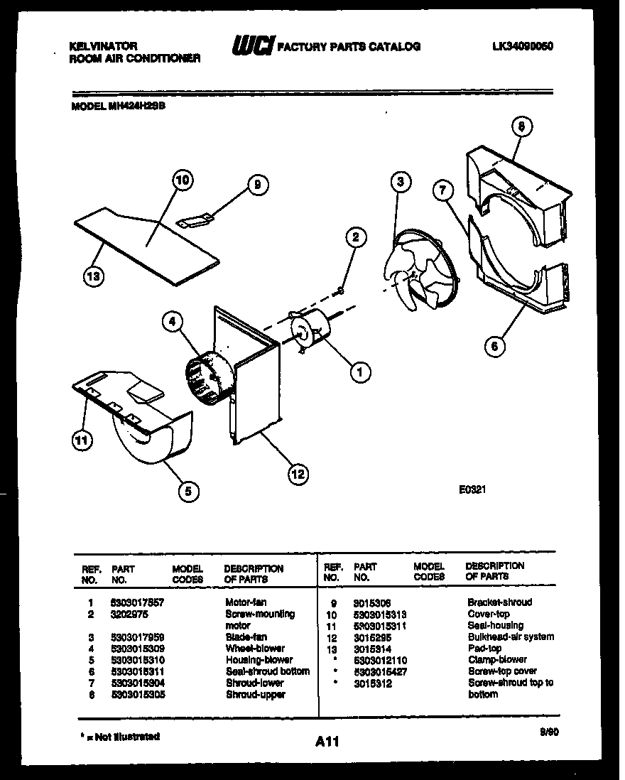 Air handling parts