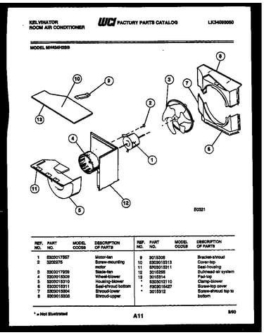 Air handling parts