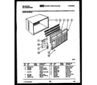 Kelvinator MH418H2EA cabinet parts diagram