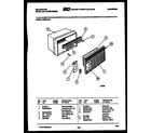 Kelvinator M205H1QA cabinet parts diagram