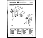 Kelvinator M205H1QA air handling parts diagram