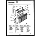 Kelvinator MH208H1QA cabinet parts diagram