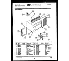 Kelvinator MH208H1QA cabinet and installation parts diagram