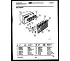 Kelvinator MH422H2SA cabinet parts diagram