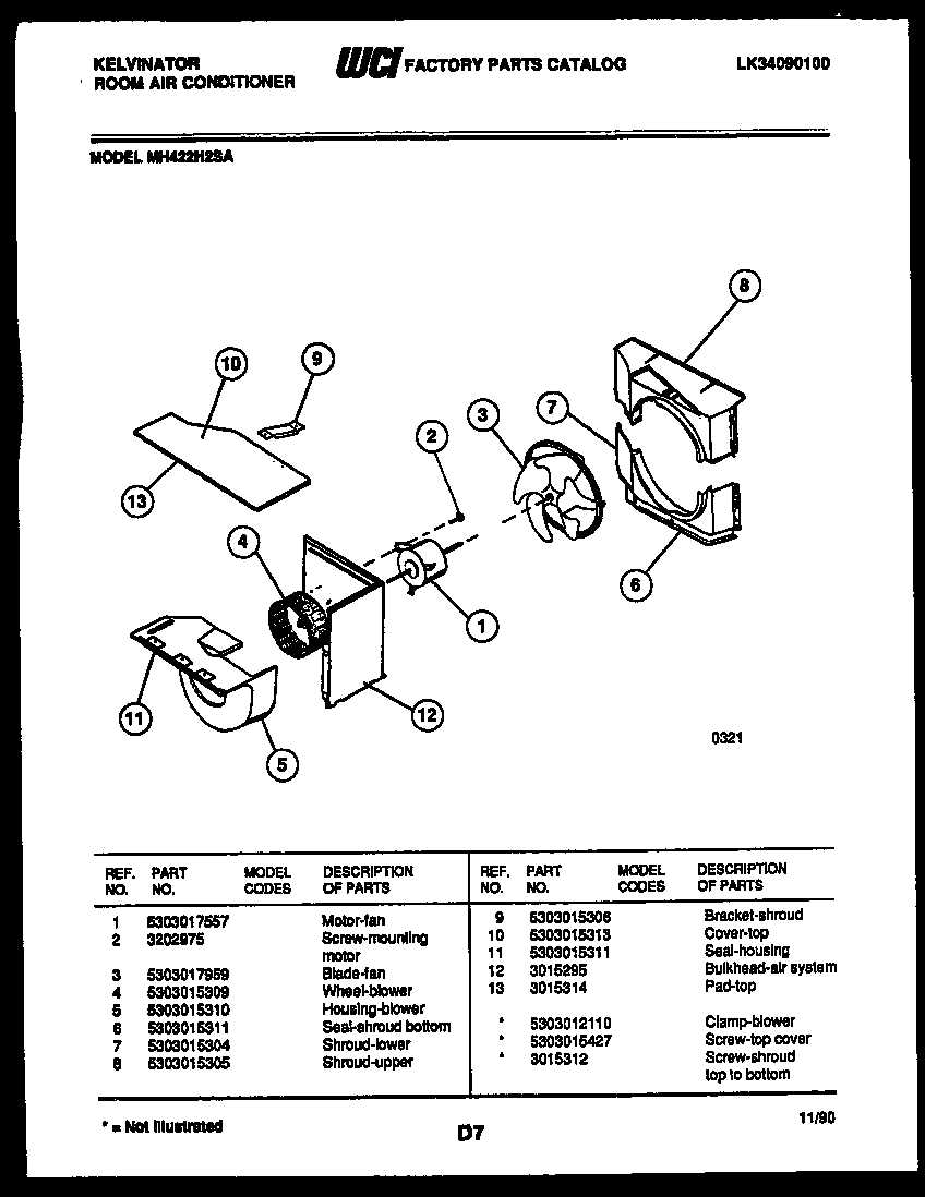 Air handling parts