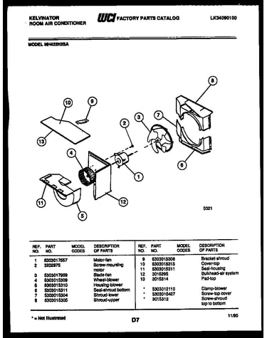 Air handling parts