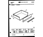 Kelvinator RER305CT2 drawer parts diagram