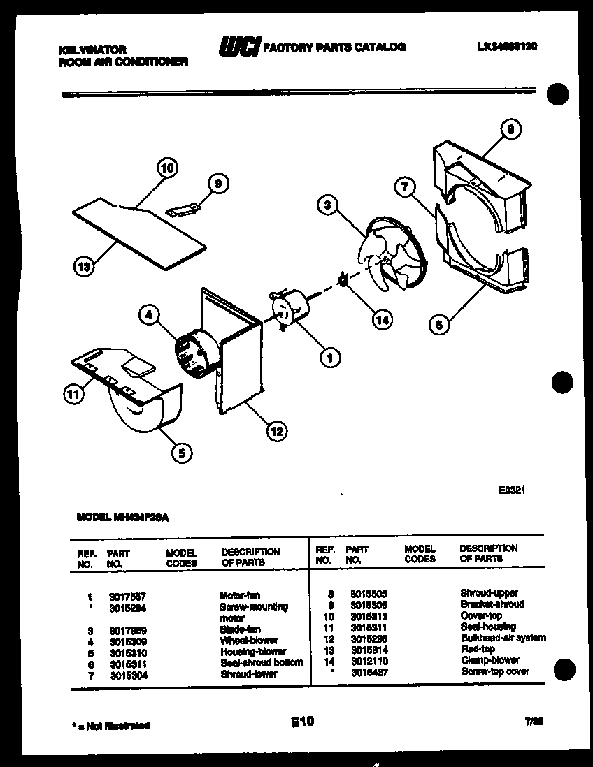Air handling parts