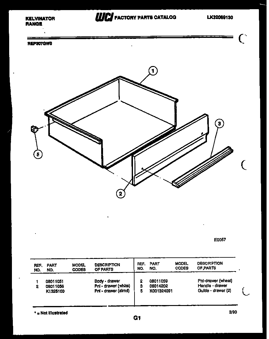 DRAWER PARTS