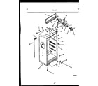 Kelvinator TPK180PN3W cabinet parts diagram