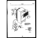 Kelvinator TPK160BN6T system and automatic defrost parts diagram