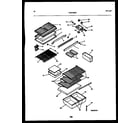 Kelvinator TAK190GN2T shelves and supports diagram