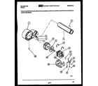 Kelvinator DES100FD2 motor and drive parts diagram