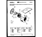 Kelvinator MH525C2SB electric and air handling parts diagram