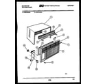 Kelvinator MH418J2SA cabinet parts diagram