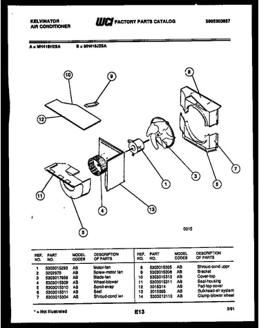 Air handling parts