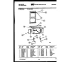 Kelvinator MH418H2SA cabinet and installation parts diagram