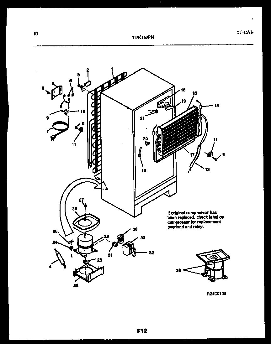 SYSTEM AND AUTOMATIC DEFROST PARTS