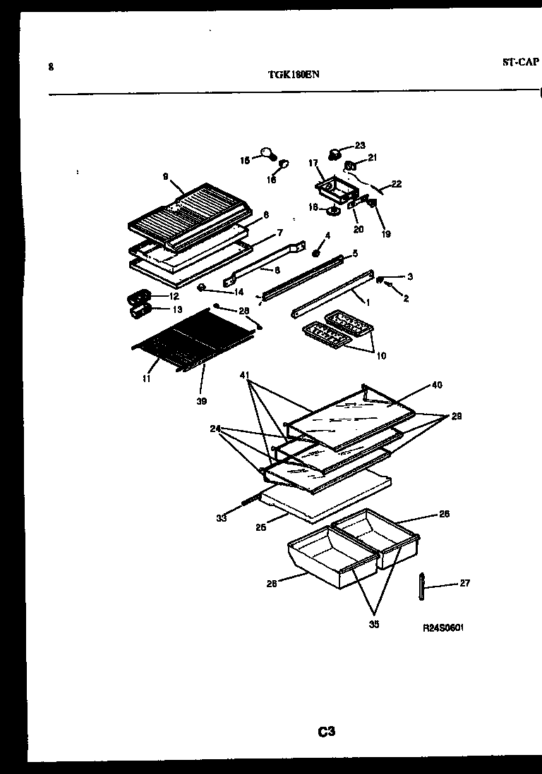 Shelves and support