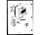 Kelvinator TGK180EN4W system and automatic defrost parts diagram