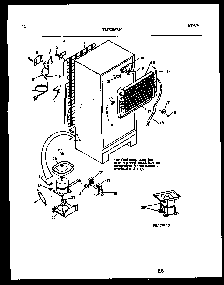 SYSTEM AND AUTOMATIC DEFROST PARTS