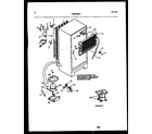 Kelvinator TMK206EN3W system and automatic defrost parts diagram