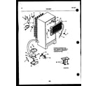 Kelvinator TPK180JN0D system and automatic defrost parts diagram