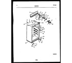 Kelvinator TPK140JN0D cabinet parts diagram